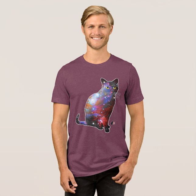 Camiseta Triblenda Nova Espacio En Gato (Anverso Completa)