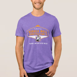 Camiseta Triblenda Novedad de construcción del muro fronterizo Trump