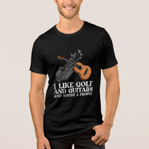 Camiseta Triblenda Novedad de músicos de Putter Golfer