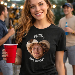 Camiseta Triblenda Novia de foto del corazón de cumpleaños