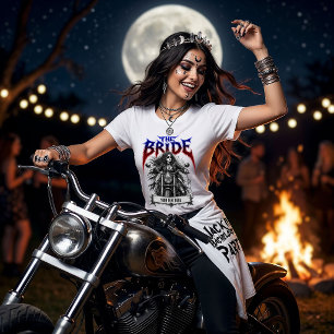 Camiseta Triblenda Novia de Heavy Metal Fiesta de Despedida de Solter