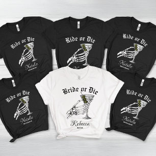 Camiseta Triblenda Novia O Muerte Hasta La Muerte Fiesta Bachelorette