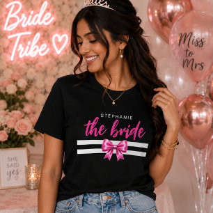 Camiseta Triblenda Novia Personalizada, Glam Before Vows Novia