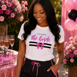 Camiseta Triblenda Novia Personalizada, Glamour Antes de los Votos Br