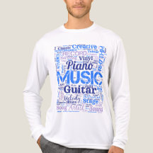 Nube de palabras de amante de la música músico