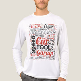 Camiseta Triblenda Nube de palabras para entusiastas de automóviles