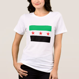 Camiseta Triblenda Nueva bandera siria libertad de Siria después de l