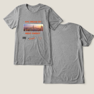 Camiseta Triblenda Nueva york de energía nocturna NYC