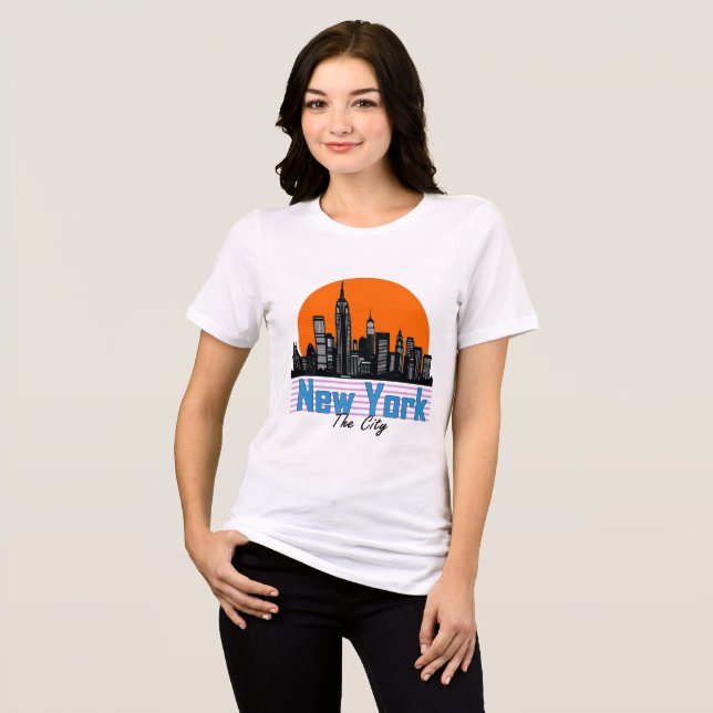 Camiseta Triblenda Nueva York - La ciudad (Anverso Completo)