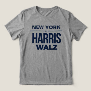 Camiseta Triblenda Nueva York para Harris Walz