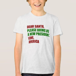 Camiseta Triblenda Nuevo presidente político gracioso para Navidades