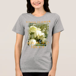 Camiseta Triblenda Nuevo Territorio Mexicano Flor El Yucca