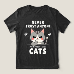Camiseta Triblenda Nunca Confíes en Alguien a Quien No le Gusten los 