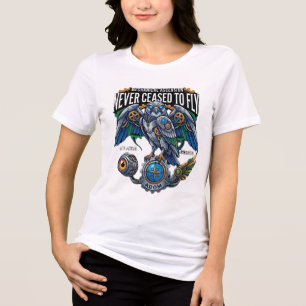 Camiseta Triblenda Nunca Dejó De Volar Ascensión Mecánica Cibernética