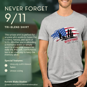 Camiseta Triblenda Nunca Olvides 9/11 Recuerdo Unisex