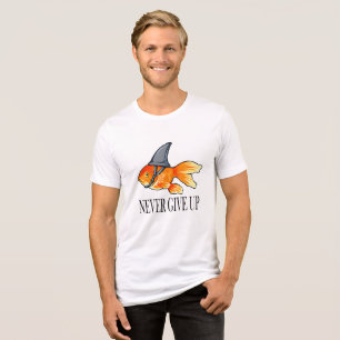 Camiseta Triblenda Nunca rendirse - Inspiración de citas motivacional