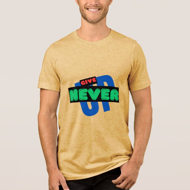 Camiseta Triblenda NUNCA RENUNCIAR camiseta (Anverso)