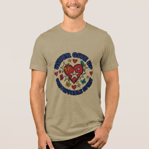 Camiseta Triblenda Nunca te rindas Espíritu Corazón imparable