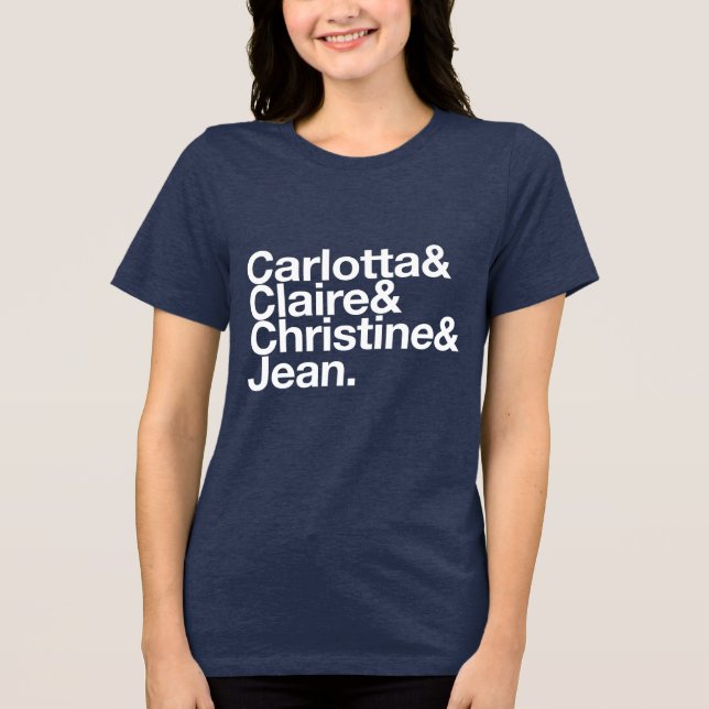 Camiseta Triblenda Nuns Names Catalina Shirt (Anverso)