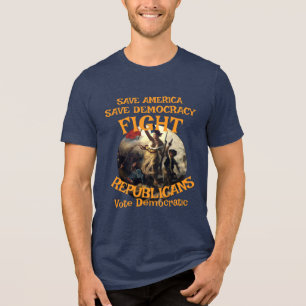 CAMISETA TRIBLENDA O WA FBI DOJ ID NM UT CO NE WY OH MT MI FL VA PA