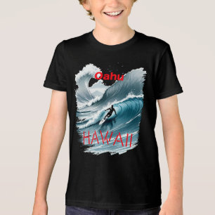 Camiseta Triblenda Oahu Hawaii Surfing Wave
