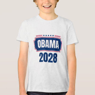 Camiseta Triblenda Obama Para El Presidente 2028 Obama 2028 _1