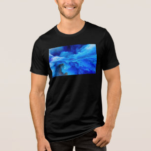Camiseta Triblenda Obra de arte abstracta de nubes colorida de Slippe