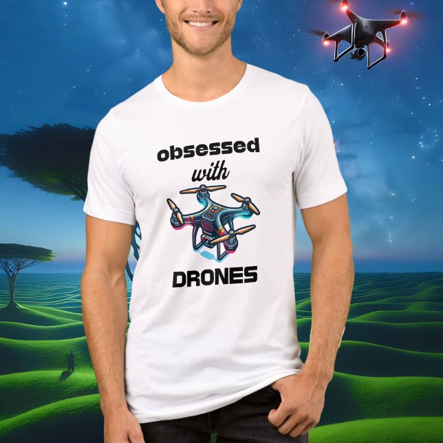 Camiseta Triblenda Obsesionado con drones (Subido por el creador)