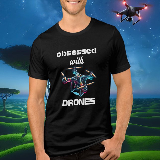 Camiseta Triblenda Obsesionados con drones (Subido por el creador)