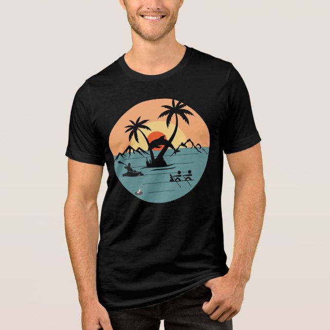 Camiseta Triblenda Ocean Air & Endless Sunshine :Beach Life Tee (Anverso)