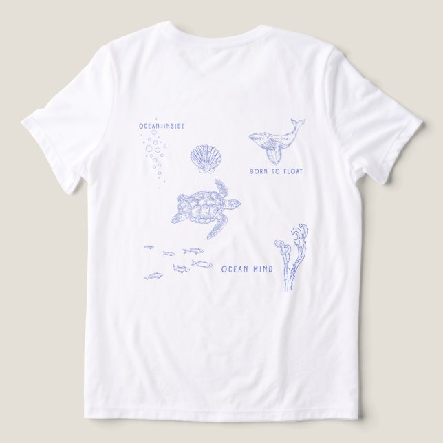 Camiseta Triblenda Ocean Mind – Born to Float (Diseño Reverso )