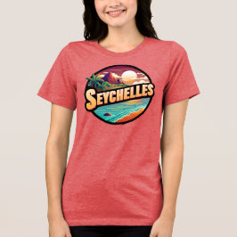 Camiseta Triblenda Océano Índico de las Islas Seychelles