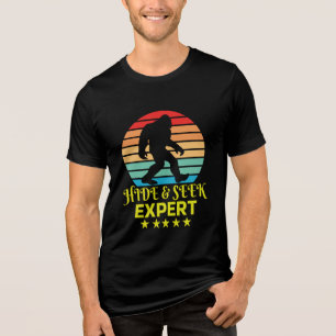 Camiseta Triblenda Ocultar Y Buscar A Experto Experto De Pie Grande G