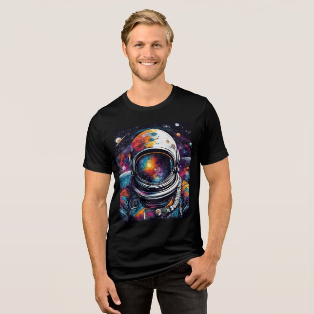 Camiseta Triblenda Odisea cósmica - ¡Sienta el universo dentro de ti! (Anverso Completo)