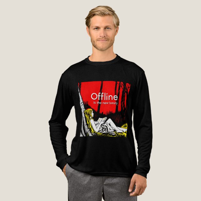 Camiseta Triblenda Offline Is The New Luxury (Anverso Completo)