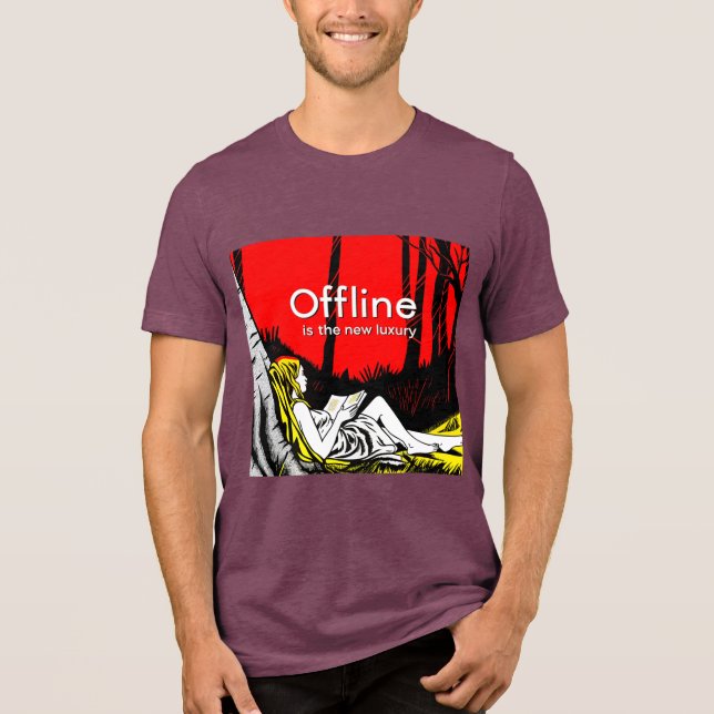 Camiseta Triblenda Offline Is The New Luxury (Anverso)