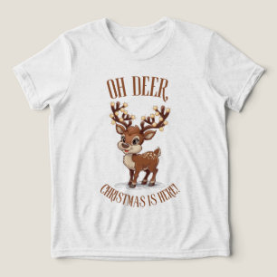 Camiseta Triblenda Oh Ciervo, ¡La Navidad ha Llegado!