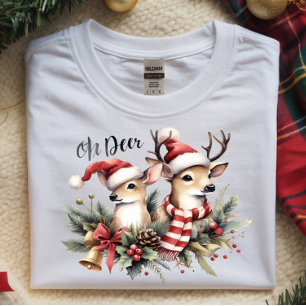 Camiseta Triblenda Oh Deer Festive