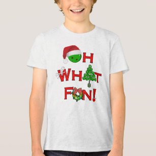 Camiseta Triblenda Oh Qué Navidades Divertidos Fiesta de pelotas