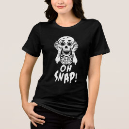 Camiseta Triblenda Oh Snap! Halloween Skeleton Tee