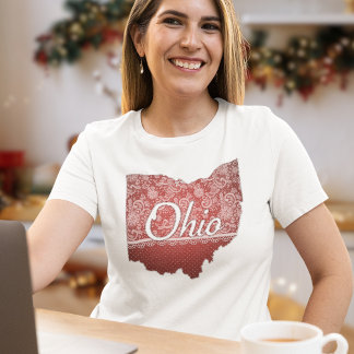 Camiseta Triblenda Ohio Feminine Faux Lace y Stitches Look