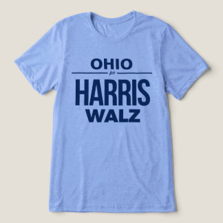 Camiseta Triblenda Ohio para Harris Walz