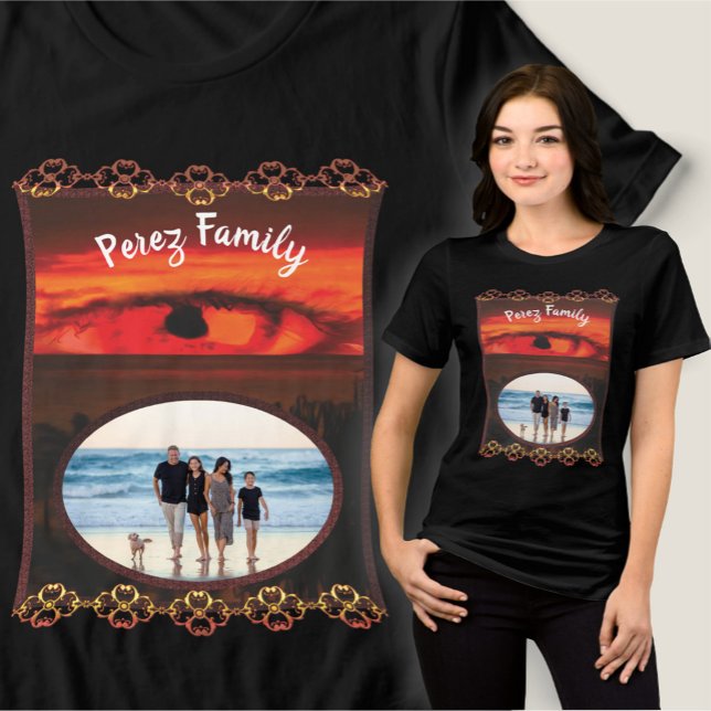 Camiseta Triblenda Ojo de atardecer familiar 2106 (Subido por el creador)
