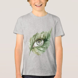Camiseta Triblenda Ojo de duende de hoja verde