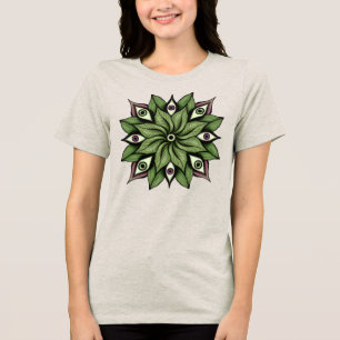Camiseta Triblenda Ojos psicodélicos Mandala - Patrón floral trippy