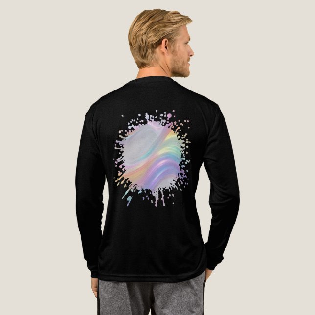 Camiseta Triblenda Olas de Luz (Reverso Completo)