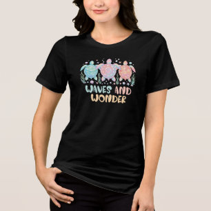 Camiseta Triblenda Olas y Verano Maravilloso