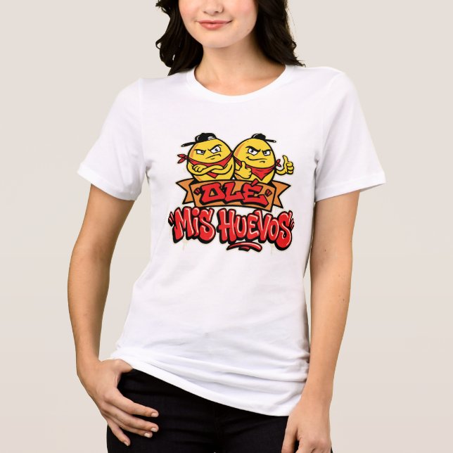 Camiseta Triblenda Ole mis huevos 2 (Anverso)
