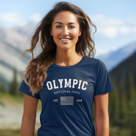 Camiseta Triblenda Olympic Naional Park Photo Forest Landscape