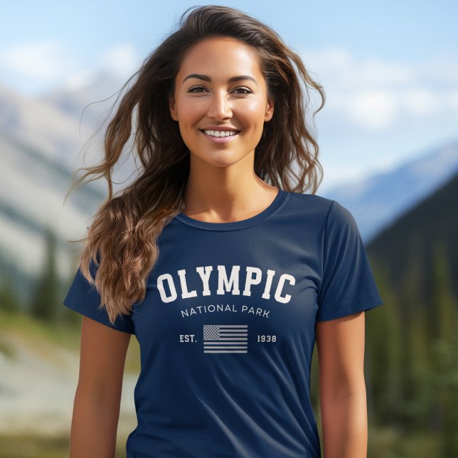 Camiseta Triblenda Olympic Naional Park Photo Forest Landscape (Subido por el creador)